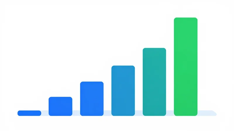 The Economics of Wholesale: Reducing TCO for AI Scaling Flat vector illustration representing the scaling of AI resources and cost efficiency through bulk procurement.