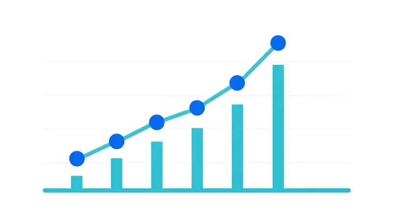 Economic Impact: Capex and Opex Advantages Flat vector illustration representing economic growth and network infrastructure optimization.