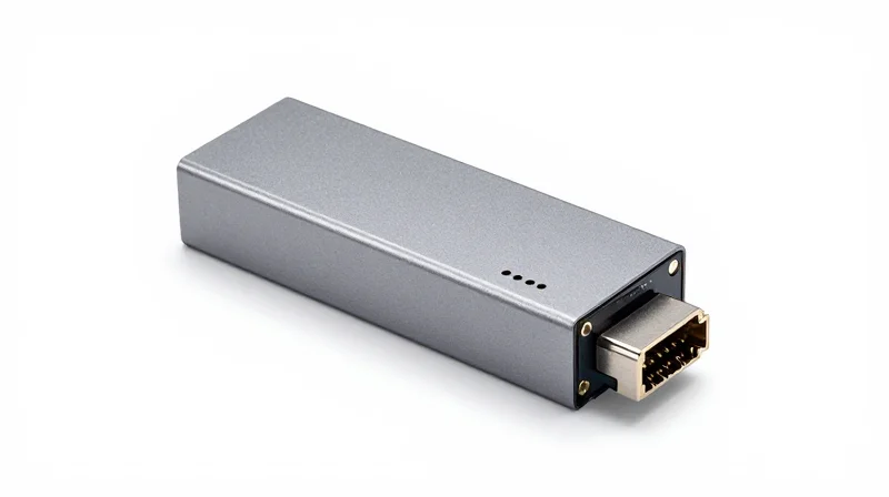 QSFP-DD: Prioritizing Backward Compatibility High-resolution product shot of a QSFP-DD 800G transceiver on a clean white background.