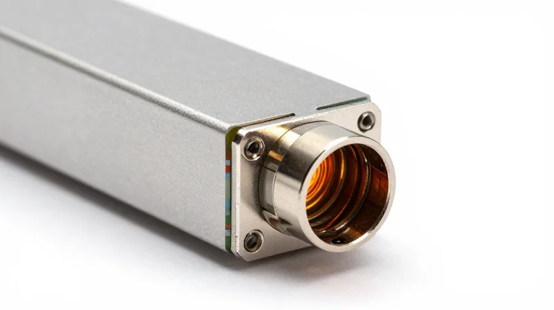 Thermal Challenges of 800G Optical Transceivers Close-up of a high-performance 800G optical transceiver module under studio lighting.