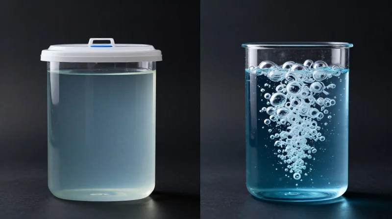 Single-Phase vs. Two-Phase Immersion Cooling Side-by-side comparison showing static liquid cooling vs active boiling phase change cooling.