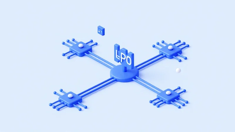 Signal Integrity and the Shift Toward LPO (Linear Drive) 3D isometric model showing the signal path through a Linear-drive Pluggable Optics system.