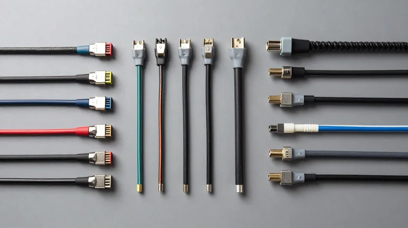 Neatly arranged customized 800G AOC cable variants