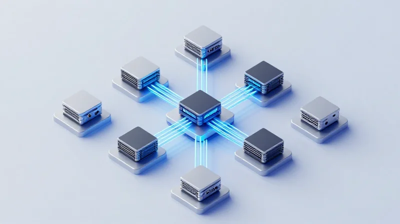 Engineering the Ubytelink 1.6T Evolution Architecture Isometric 3D view of networking hardware architecture with 224G SerDes and silicon photonics modules.