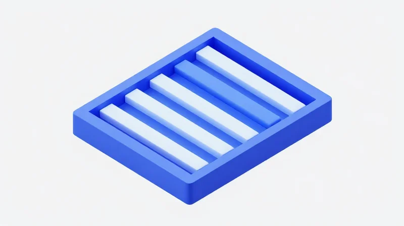 Technical Deep Dive: How 400G QSFP-DD DR4 Works Isometric 3D illustration of a modular high-tech optical transceiver component with four parallel light pathways.