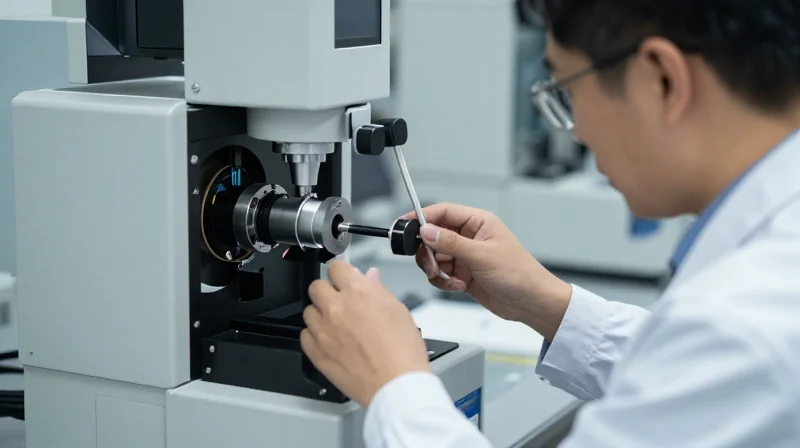 Professional laboratory setting with testing equipment used to verify optical module performance and reliability.