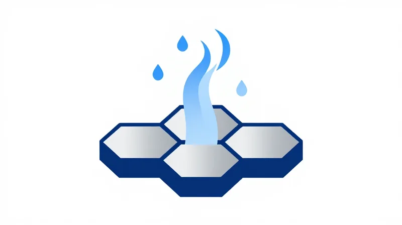 A conceptual flat vector illustration showing a solid foundation supporting high-speed data flow, symbolizing reliability.