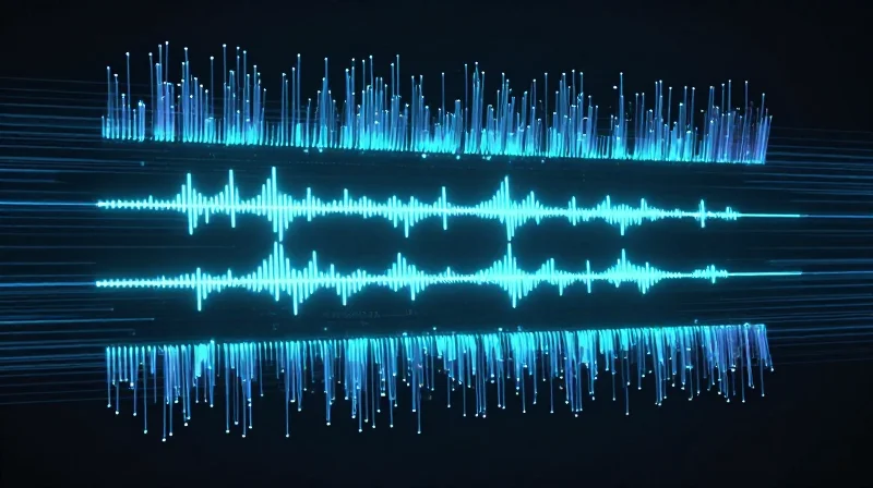 Technical Architecture: The Power of PAM4 Modulation Abstract digital data stream showing four distinct light levels representing PAM4 modulation.