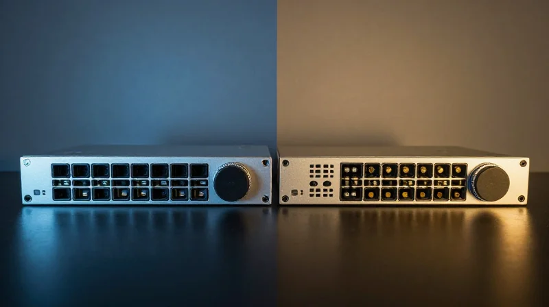 400G SR8 vs. 400G DR4: A Comparative Analysis Side-by-side comparison of two different types of optical transceiver modules.
