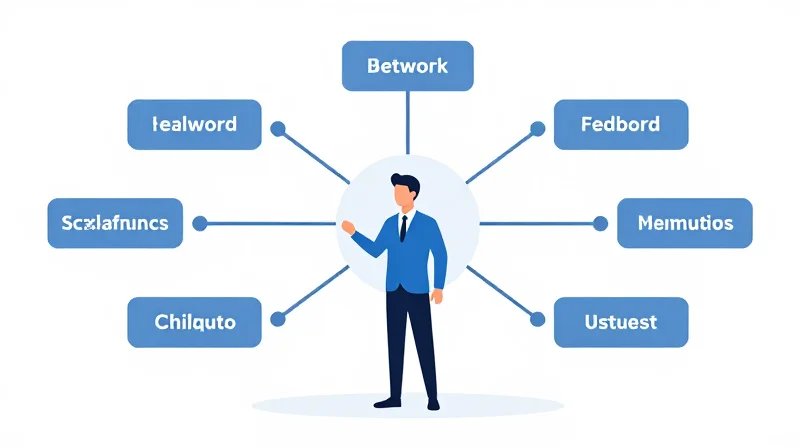 A conceptual illustration of choosing the right networking standard path.