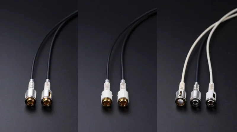 Comparative Analysis: 200G FR4 vs. SR4 and LR4 Side-by-side comparison of different fiber optic cables and modules representing SR, FR, and LR standards.