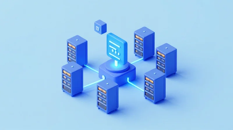 Strategic Use Cases: Where to Deploy DAC vs. AOC Isometric 3D view of server racks and switch connections.