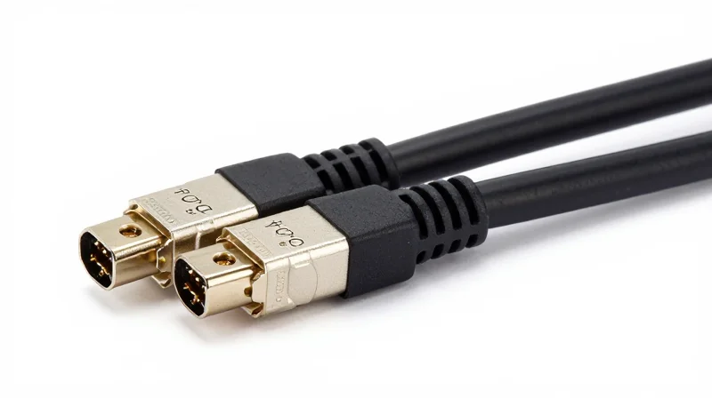 400G DAC: The Zero-Power Copper Standard A professional product shot of a 400G DAC copper cable with QSFP-DD connectors