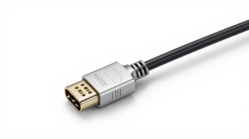 A sleek 400G Active Optical Cable with fiber optic connector highlights.