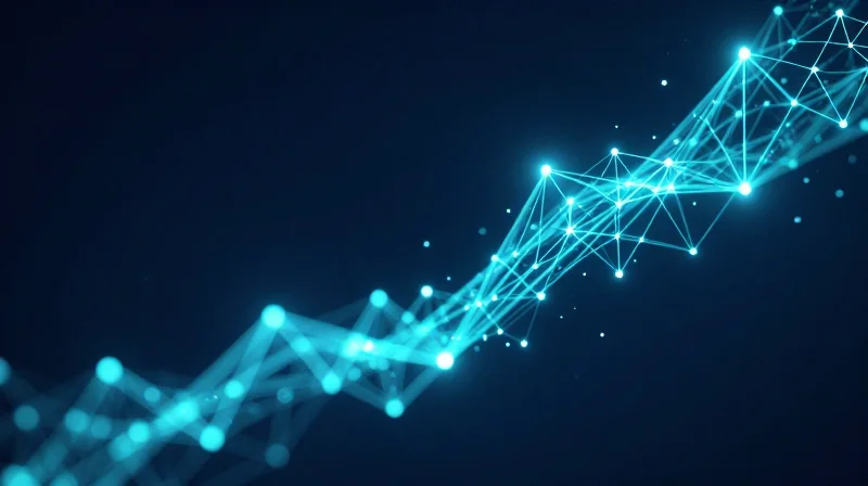 Scalability and Future-Proofing: Transitioning from 400G to 800G Abstract visualization of network growth and scalability from 400G to 800G density.
