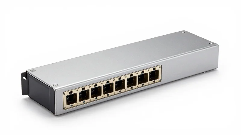 Ubytelink’s 100G Single Lambda Portfolio: Precision Engineering A high-precision optical transceiver module for 100G networking on a neutral background.