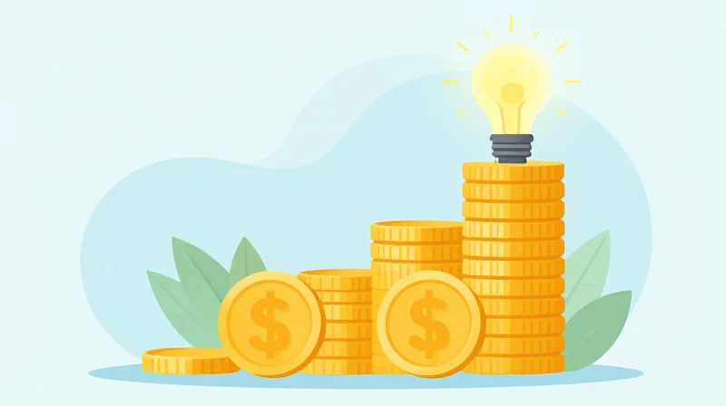 The Financial Advantage: Wholesale Pricing vs. Retail Sourcing Flat vector illustration representing financial growth and cost savings in bulk procurement.