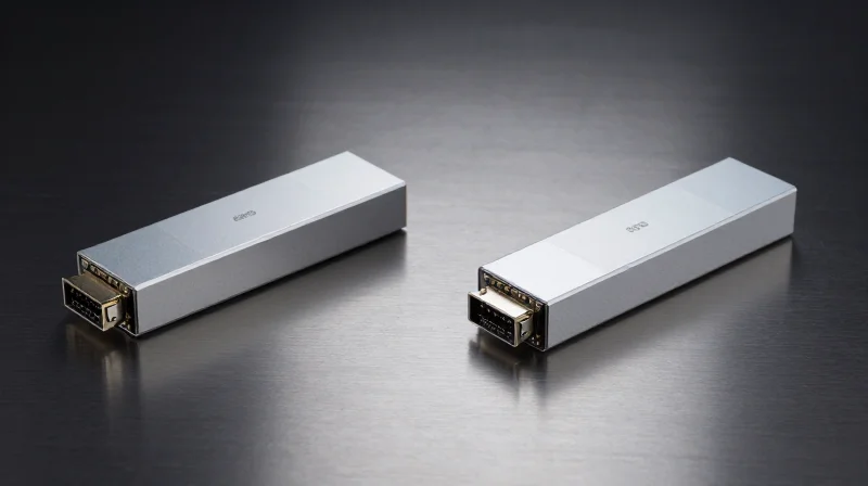 A side-by-side comparison of 400G QSFP-DD and OSFP optical transceiver modules.