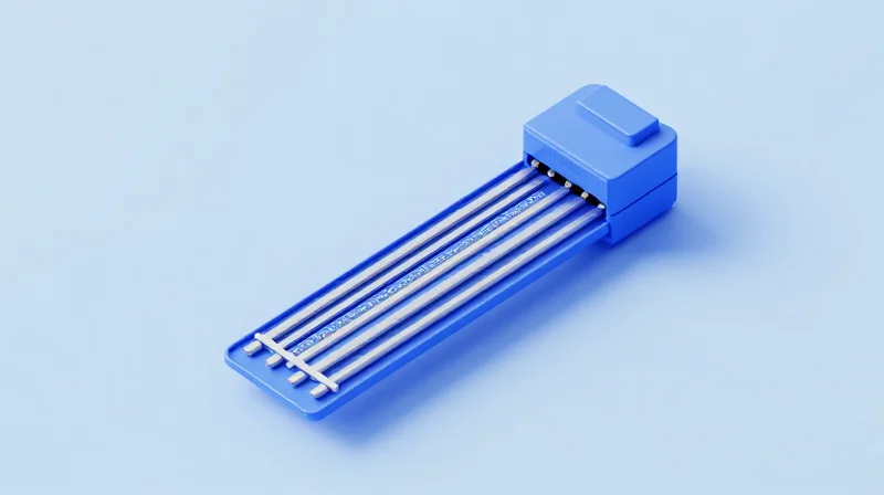 Understanding 100G QSFP28 SR4 Technology Isometric 3D view of a 100G transceiver showing internal parallel optical channels and multi-lane architecture.