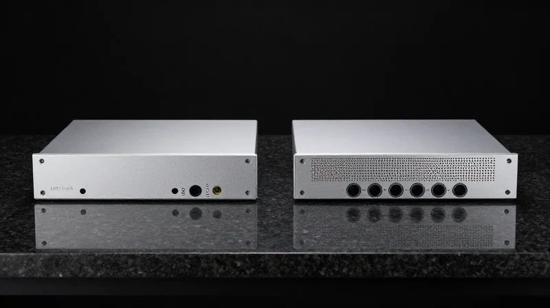 OEM vs. ODM: Customizing Hardware for Specialized Infrastructure Side-by-side comparison of two high-quality optical modules showing subtle design differences on a minimalist background.