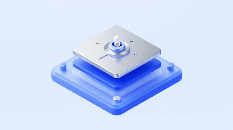 Isometric 3D view of the internal components and layered architecture of an optical module.