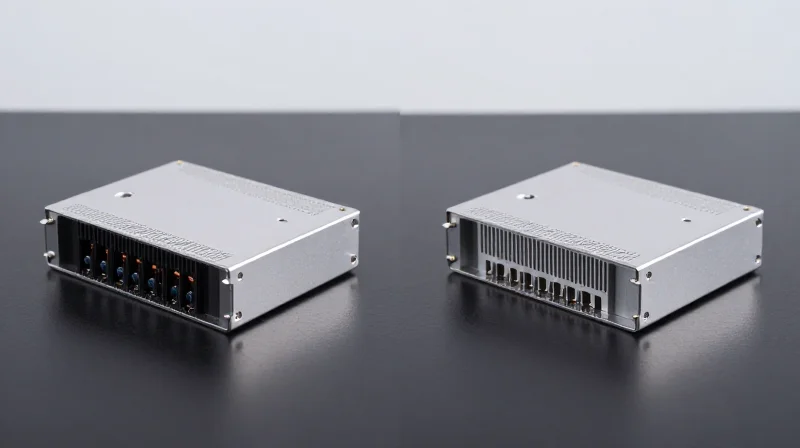 Comparing CWDM4 vs. PSM4 and LR4: Choosing the Right 100G Side-by-side comparison view of two different 100G transceiver modules representing different standards.