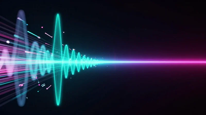 The Role of APD and SOA in Signal Integrity Abstract representation of optical signal amplification with light waves becoming sharper and more focused.