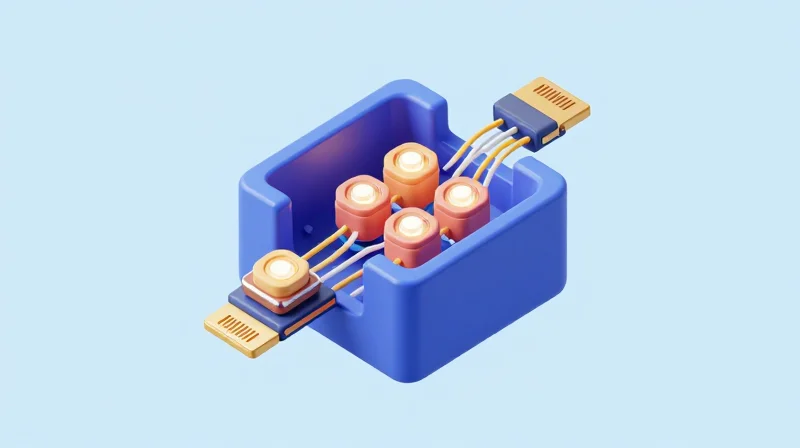 Technical Foundations of Fixed-Wavelength DWDM SFP+ Isometric view of complex optical networking modules and fiber connections.