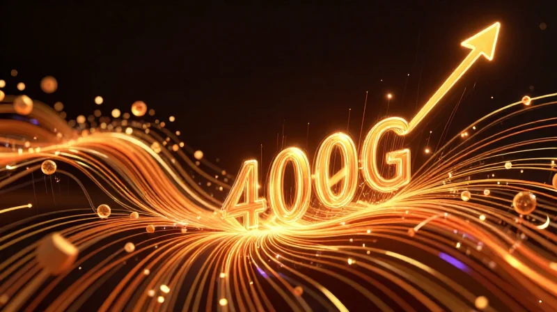 Critical Technical Specifications for 2026 Architectures Abstract tech visualization of high-speed fiber optic data streams flowing upward in vibrant orange and gold colors.