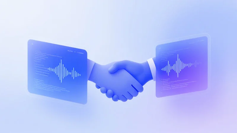 Compatibility and the 'Vendor Lock' Myth Abstract UI design representing a digital hardware handshake with floating panels and pulse signals.
