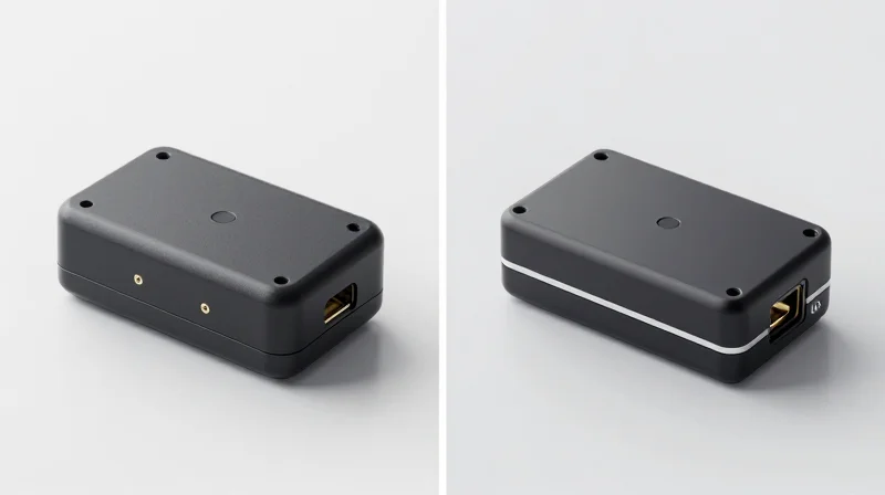 Side-by-side comparison of two high-quality optical transceiver designs representing OEM and ODM choices.