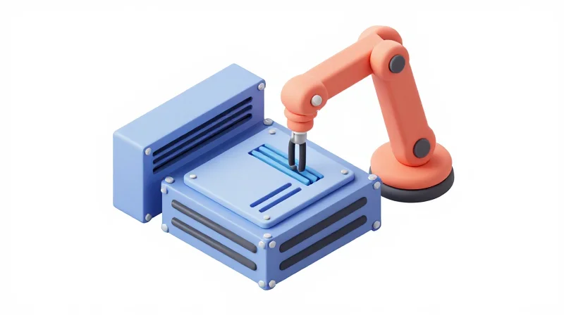 Isometric illustration of custom network hardware integration for enterprise systems.