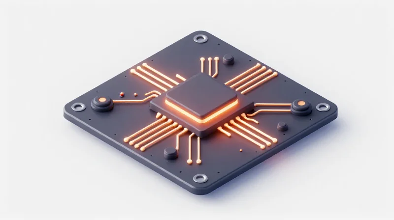 Isometric 3D model showing the internal layout of an optical transceiver with heat-generating components highlighted.
