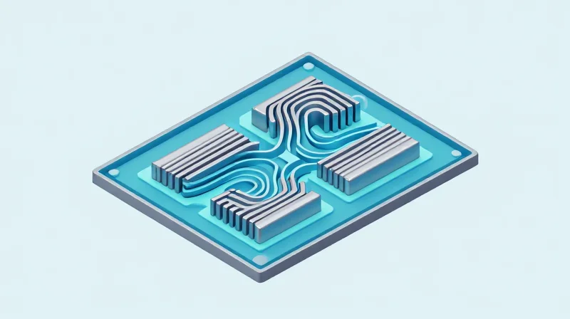Ubytelink’s Proprietary Heat Dissipation Architecture Isometric 3D model of an optical module showing internal heat dissipation components and aerodynamic design.