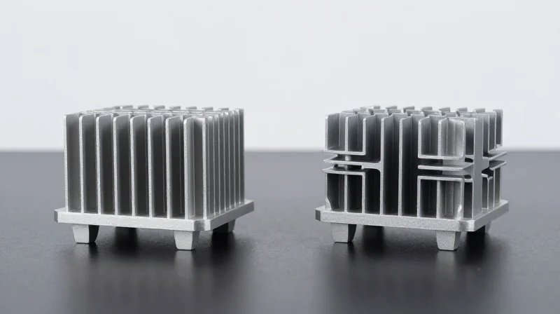 OEM vs. ODM: Tailoring Thermal Solutions to Your Infrastructure Side-by-side comparison of standard and custom-designed thermal heat sinks.