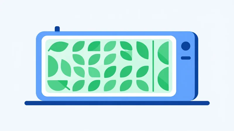 Sustainability and Energy Efficiency in Thermal Management A conceptual illustration representing sustainable and energy-efficient cooling technology.