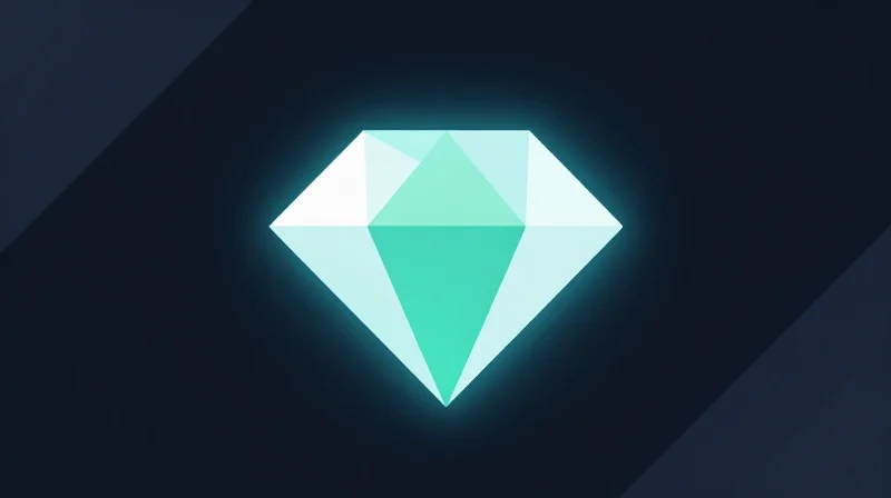 Minimalist flat vector illustration of a central glowing shape within a geometric boundary frame.