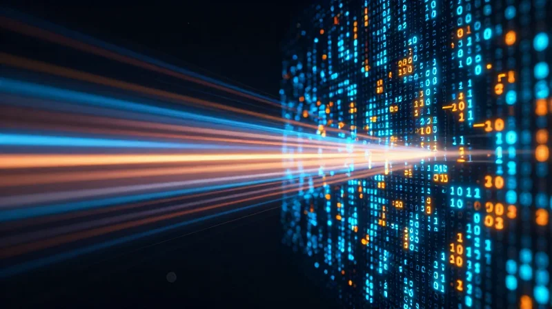 Latency Benchmarks: Real-Time vs. Statistical Sampling Abstract visualization of speed and time in data acquisition.