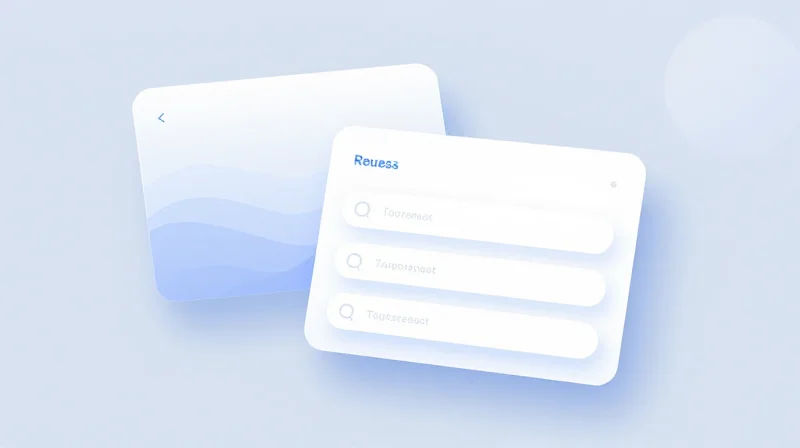 Abstract UI mockup of a wholesale custom quote request portal.