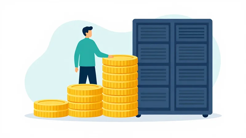 Flat vector illustration representing cost savings and network growth.