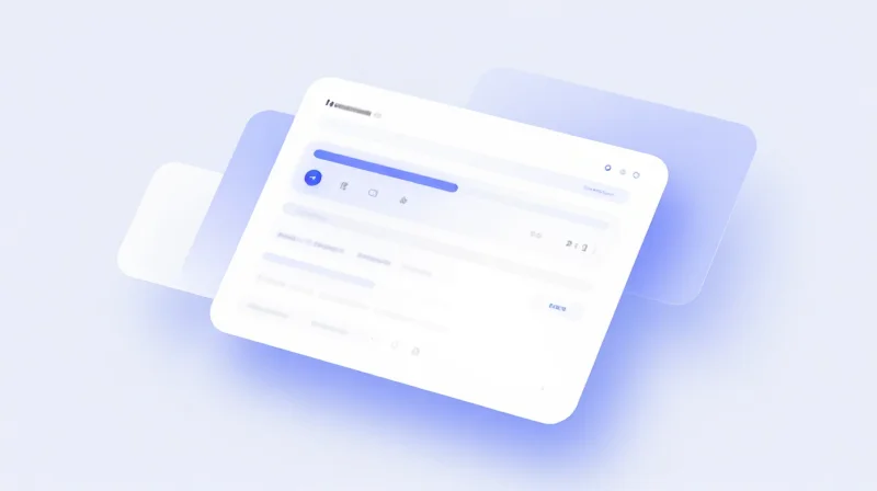 Abstract UI design representing a modern quote request system for bulk hardware.