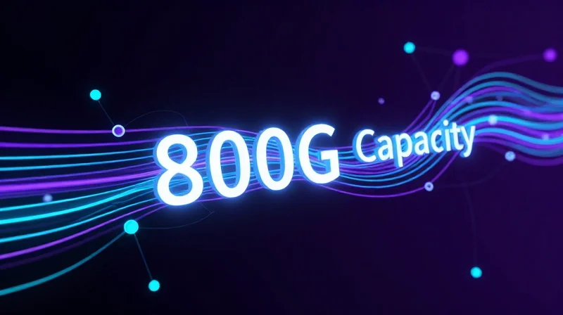 Futuristic digital visualization of high-speed data flow and neural networks for AI computing.