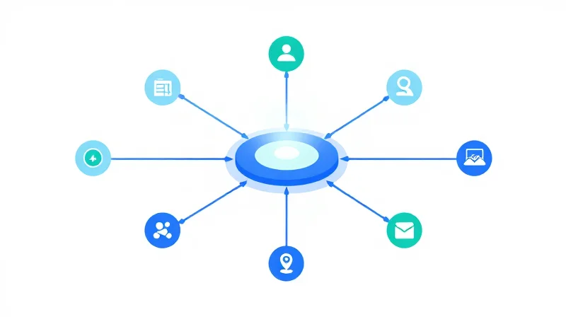 A conceptual illustration showing a network expanding from a single point to multiple diverse sourcing channels.