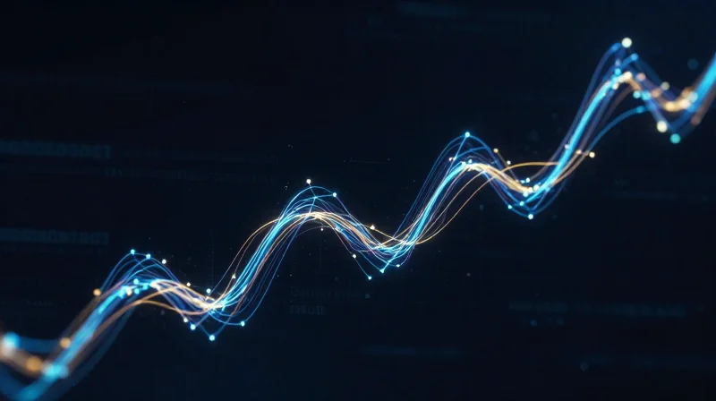 The Evolution of Optics Inventory Management in 2026 Abstract digital data streams representing the evolution of optical procurement and strategic growth in 2026.
