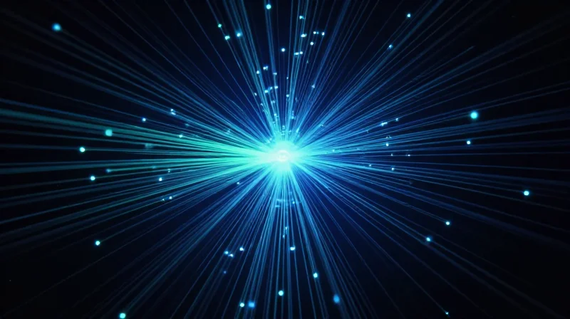 Abstract visualization of data streams transitioning from pluggable modules to an integrated central system.