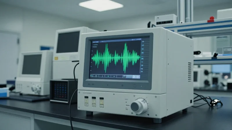 A high-tech laboratory environment for testing optical networking equipment.