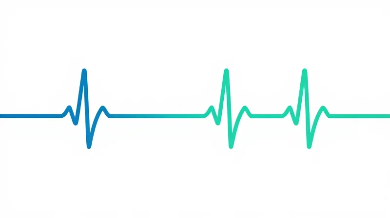 Defining Network Stability in a Clinical Context Flat vector illustration of clinical network stability representing consistent data flow in healthcare.