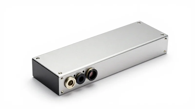Hardware Reliability: Transceivers, Switches, and Fiber Quality Studio product shot of a high-grade optical transceiver module.