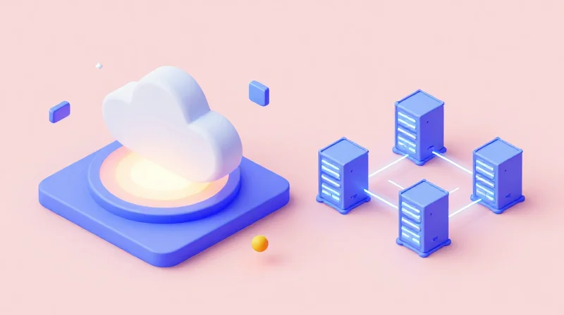 Architectural Showdown: Dedicated Medical Clouds vs. SD-WAN Alternatives Isometric 3D model comparing a centralized medical cloud architecture with a distributed SD-WAN network.